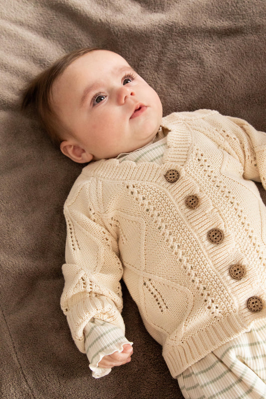 Cardigan Knit | Off White