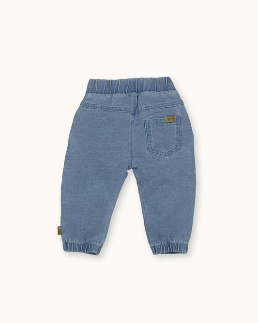 Pants Embroidery Jog Denim | Stone Wash