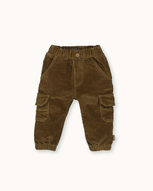 Pants Pockets Babycord | Walnut