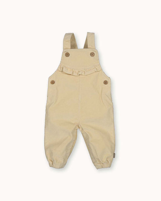 Salopette Ruffles Babycord | Off White
