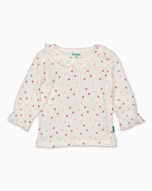 Shirt Ajour Hearts | Off White